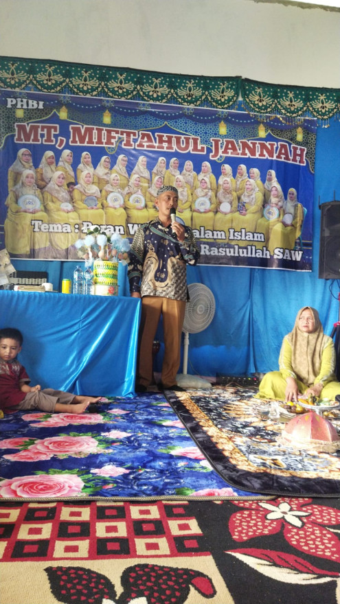 PPS PEMATANG RAHIM SOSIALISASI PEMILU DI MAJELIS TAKLIM MIFTAHUL JANNAH